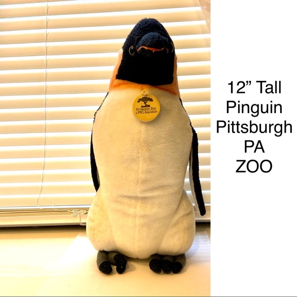 Wild Republic Other - 12” Penguin Wild Republic Stuffed Toy Pittsburgh PA ZOO